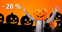 Strašlivá 20% Halloweenská akce!
