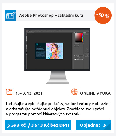 Adobe Photoshop – základní certifikovaný kurz