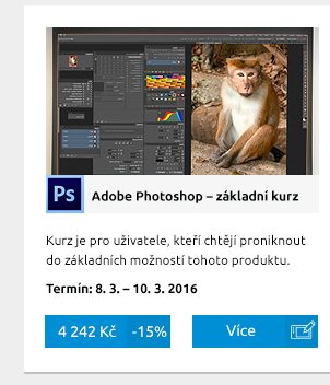 Adobe Photoshop – základní kurz