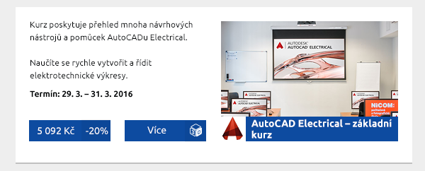 AutoCAD Electrical – základní kurz