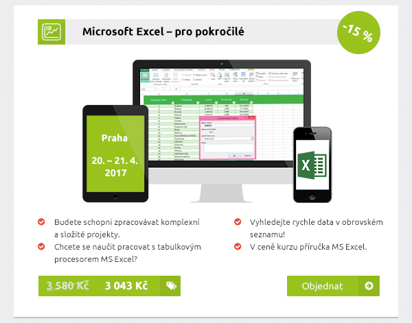 Microsoft Excel – pro pokročilé
