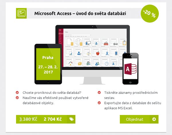 Microsoft Access – úvod do světa databází