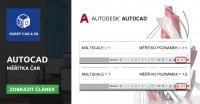 Měřítka čar v AutoCADu tip 174