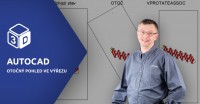 AutoCAD – otočný pohledu ve výřezu výkresového prostoru