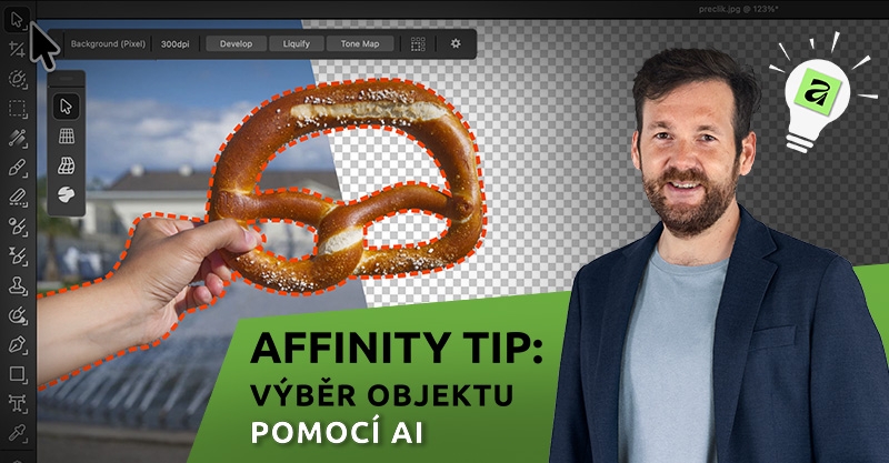 Affinity Tip: Výběr objektu pomocí AI