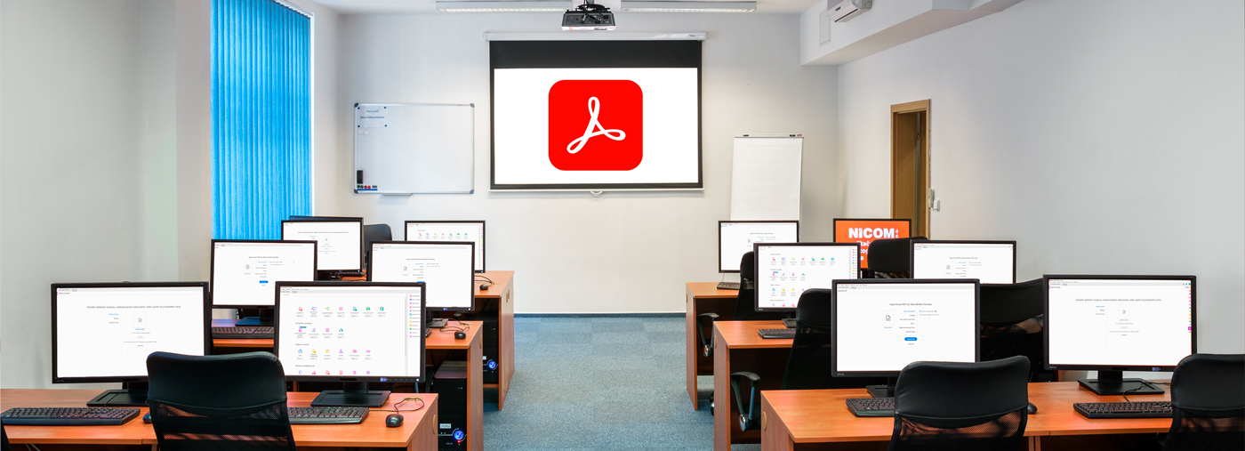 Certifikovaný kurz Adobe Acrobat – tvorba a úprava PDF dokumentů