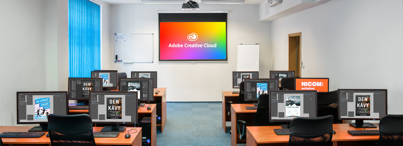 Pracovník grafického studia (Adobe produkty) – rekvalifikační kurz