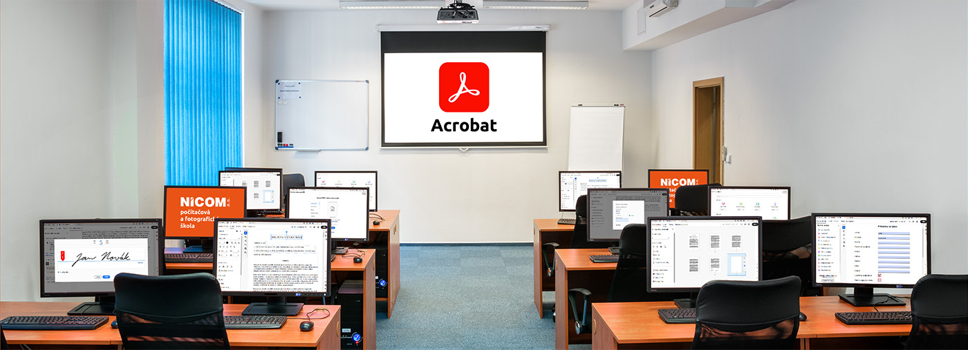 Kurz Adobe Acrobat – tvorba a úprava PDF dokumentů