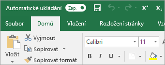 MS Excel 2019 - Rychlý přístup k hornímu a dolnímu indexu