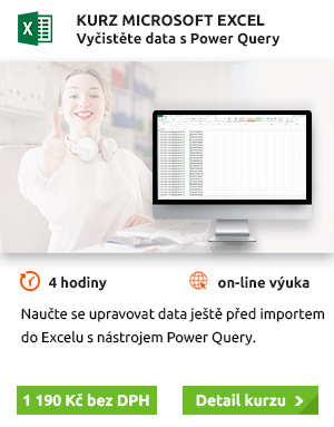 Intenzivní kurz MS Excel –⁠ vyčistěte data s Power Query