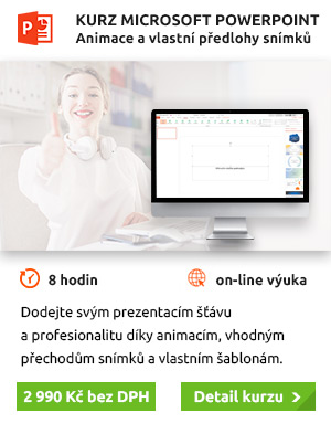 Intenzivní kurz MS PowerPoint –⁠ animace a vlastní předlohy snímků