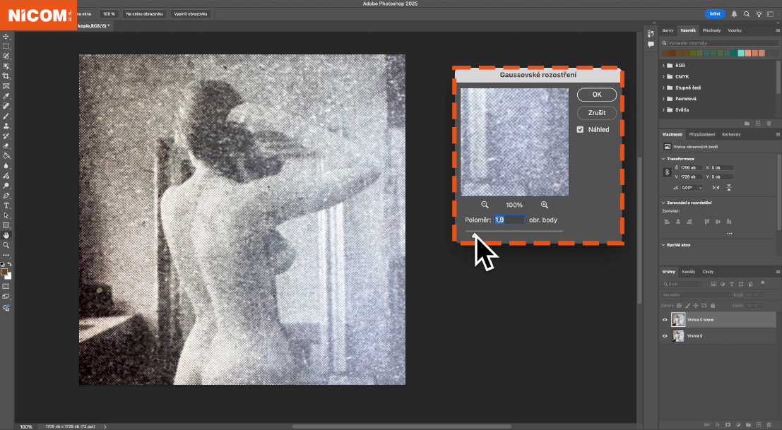 Gaussovské rozostření Gaussovské rozostření