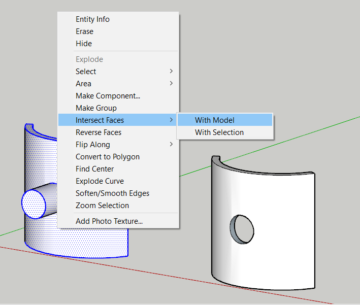 SketchUP - Tipy na tvorbu děr