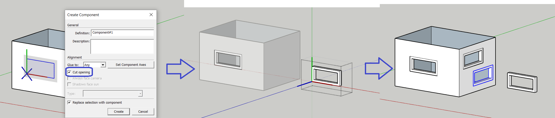 SketchUP - Tipy na tvorbu děr