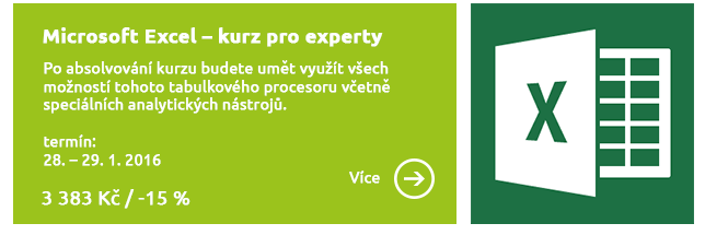 Excel – kurz pro experty