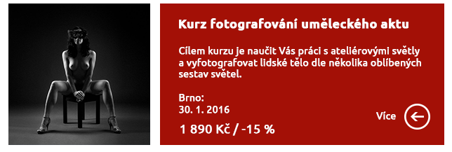 Kurz fotografování uměleckého aktu