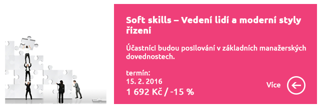 Soft Skills – vedení lidí a moderní styly řízení