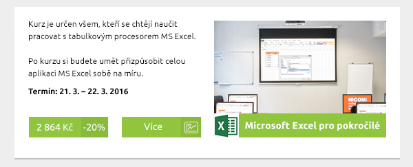 Microsoft Excel pro pokročilé