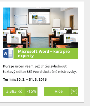 Microsoft Word – kurz pro experty