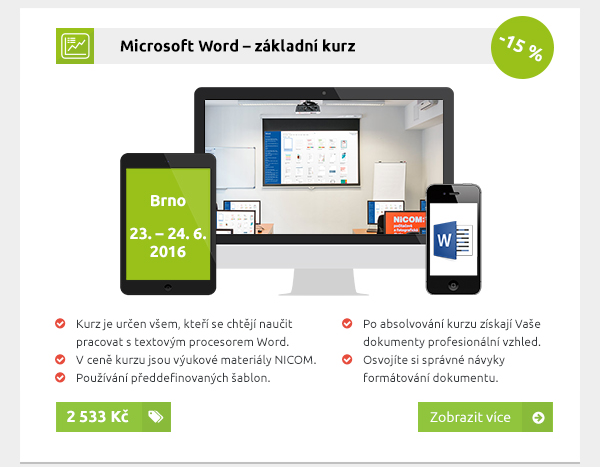 Microsoft Word – základní kurz