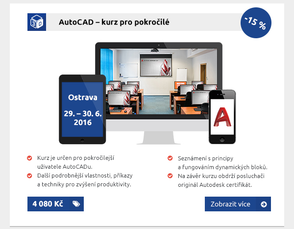 AutoCAD – kurz pro pokročilé