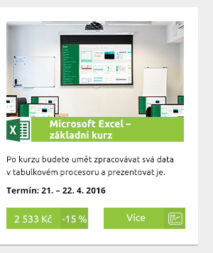 Microsoft Excel – základní kurz