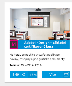 InDesign – základní kurz