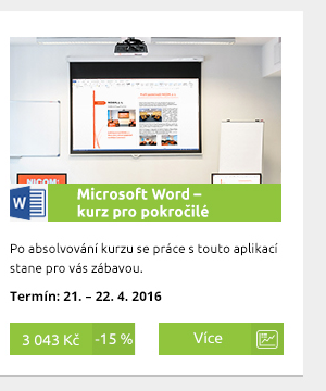 MS Word – kurz pro pokročilé