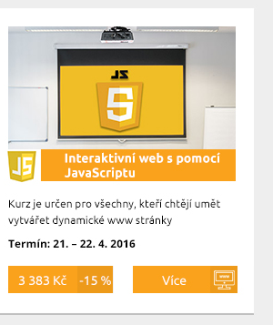 Interaktivní web pomocí JavaScriptu