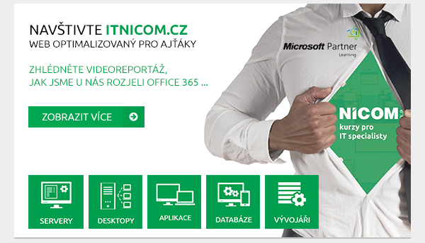 NAVŠTIVTE ITNICOM.CZ WEB OPTIMALIZOVANÝ PRO AJŤÁKY