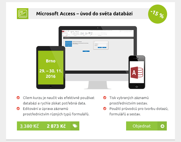 Microsoft Access – úvod do světa databází