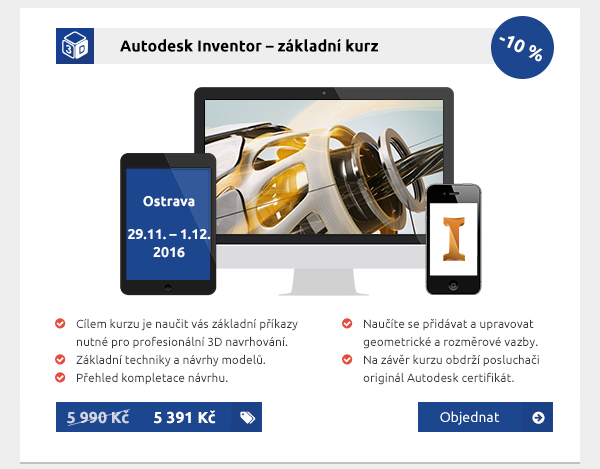 Autodesk Inventor – základní kurz