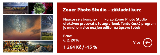 Zoner Photo Studio – základní kurz