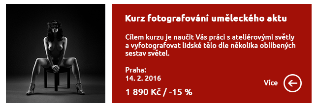 Kurz fotografování uměleckého aktu 