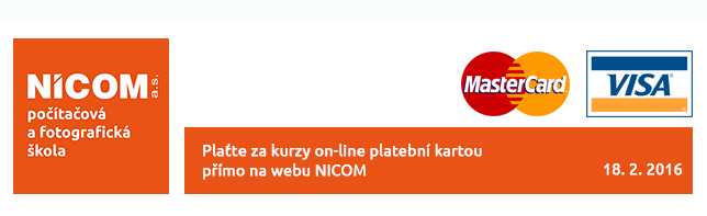 Plaťte on-line za školení