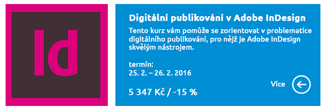 Digitální publikování v Adobe InDesign 