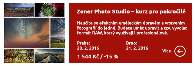 Zoner Photo Studio – kurz pro pokročilé