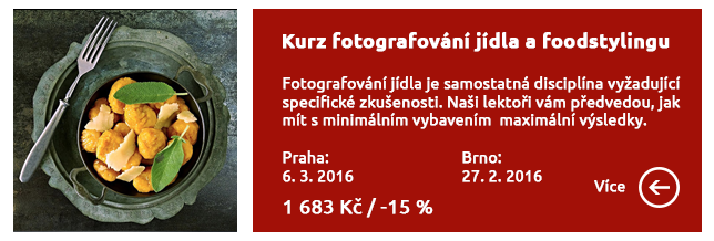 Kurz fotografování jídla a foodstylingu