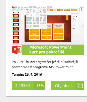 Microsoft PowerPoint – kurz pro pokročilé