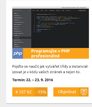 Programujte v PHP profesionálně