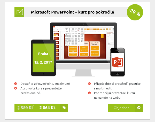 Microsoft PowerPoint – kurz pro pokročilé